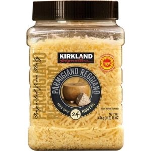 Image of Kirkland Signature Aged Parmigiano Reggiano Cheese Shredded - 1 x 454 Grams
